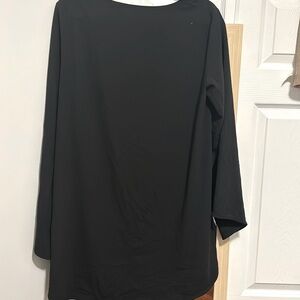 Veiled Collection Black Top Plain Long sleeves size XL